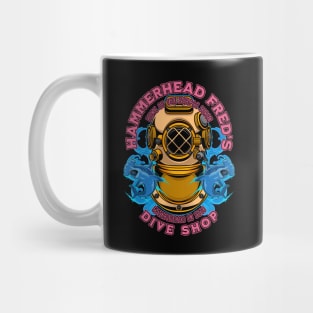 Typhoon Lagoon Hammerhead Fred's Dive Shop Bar Mug